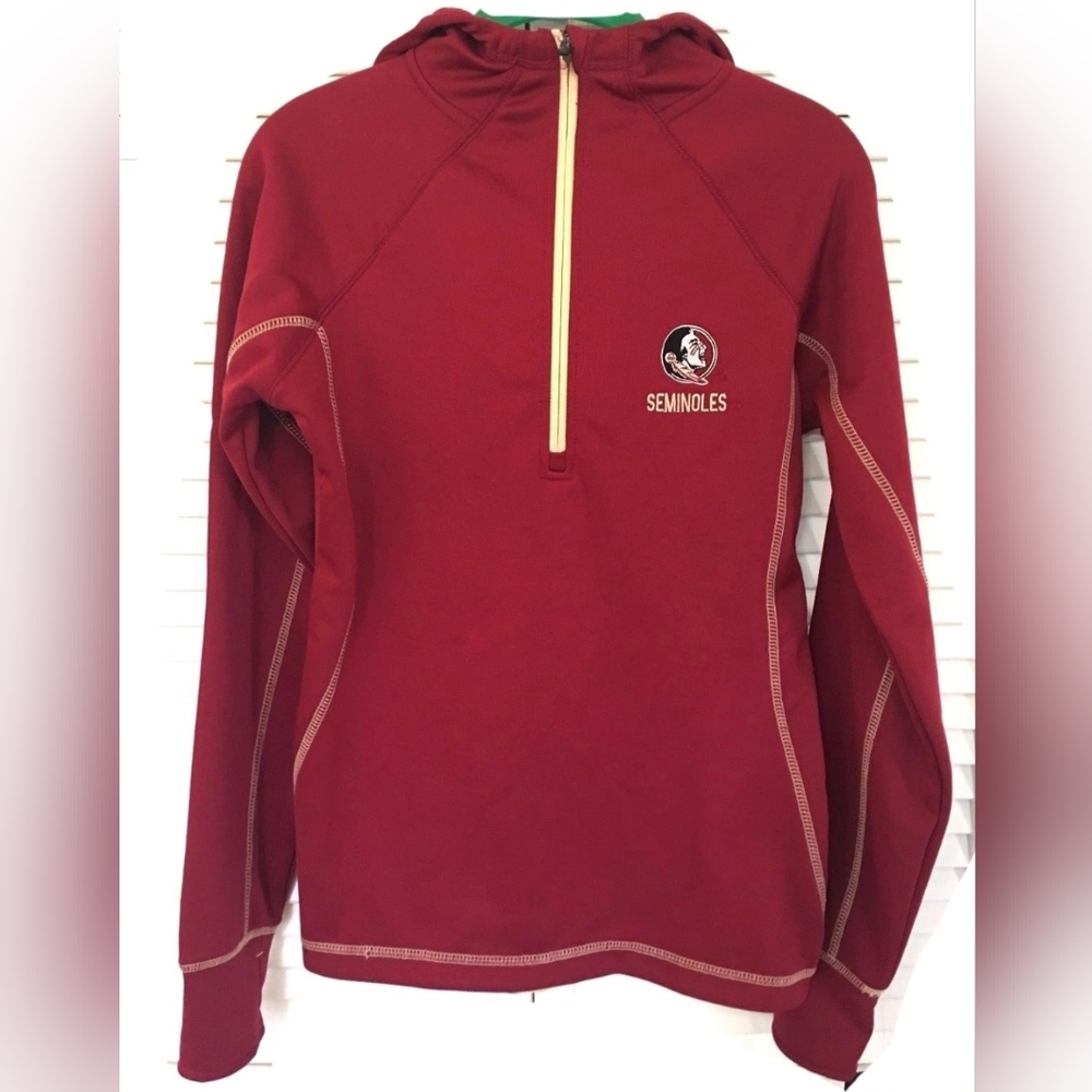 Women's Florida State Seminoles Perfect Quarter-Zip Hoodie